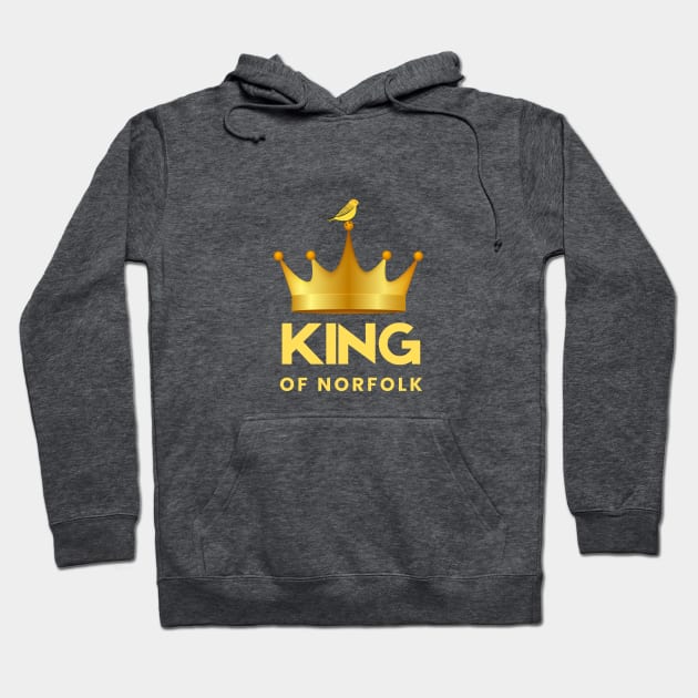 King of Norfolk Hoodie by MyriadNorfolk